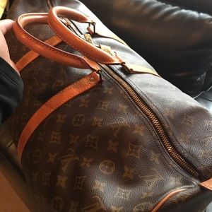 Louis Vuitton Keepall 55 Travel Bag Purse Monogram